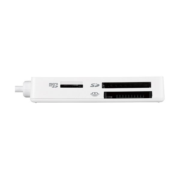 リコメン堂ホームライフ館の（まとめ）バッファロー USB3.0マルチカードリーダー スタンダード ホワイト BSCR100U3WH 1台 【×3セット】｜アングル2