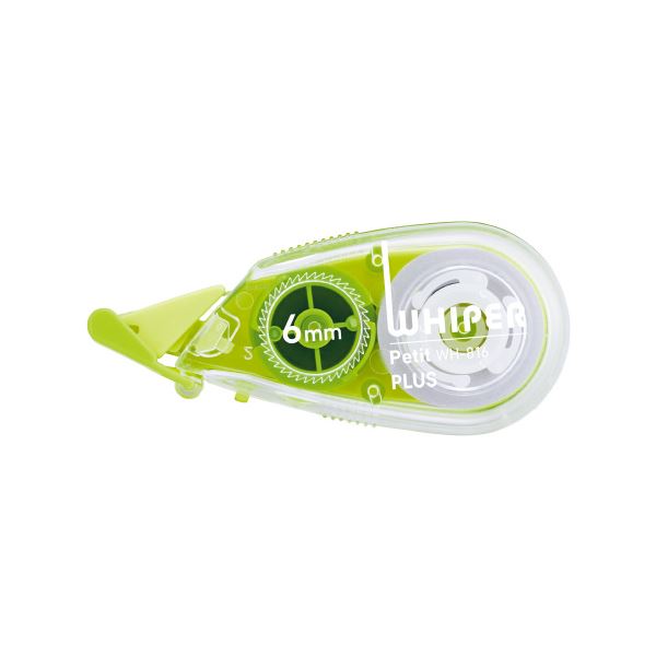 (まとめ）プラス 修正テープ ホワイパープチ3個 6mmグリーン【×10セット】 (代引不可)