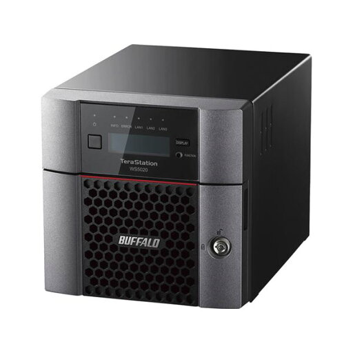 バッファロー Windows Server IoT 2019 for Storage StandardEdition搭載 2ベイデスクトップNAS 4TB WS5220DN04S9 バッファロー Windows Server IoT 2019 for Storage StandardEdition搭載 2ベイデスクトップNAS 4TB WS5220DN04S9