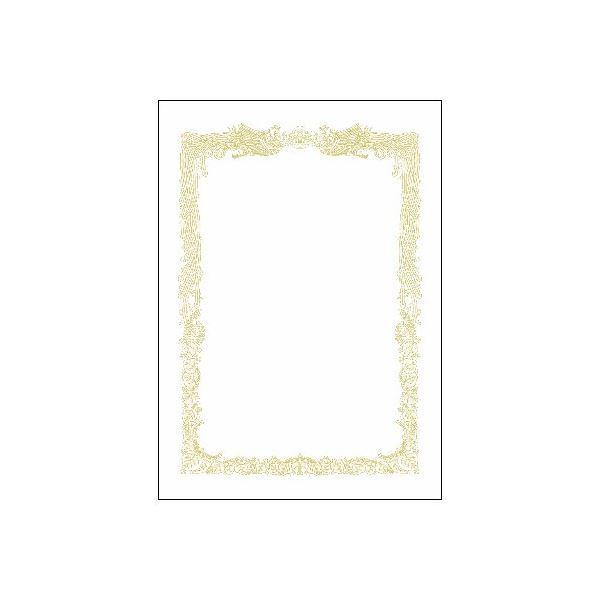 （まとめ）タカ印 賞状用紙 10-1151 B5横書 百枚【×10セット】 (代引不可)