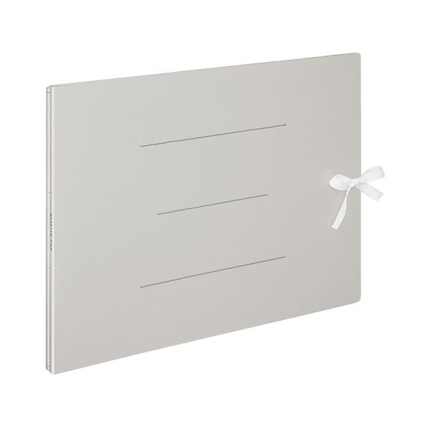 コクヨ ガバットファイル(紙製)A3ヨコ(ひも付き) 1000枚収容 背幅13~113mm グレー フ-H948M 1セット(10..