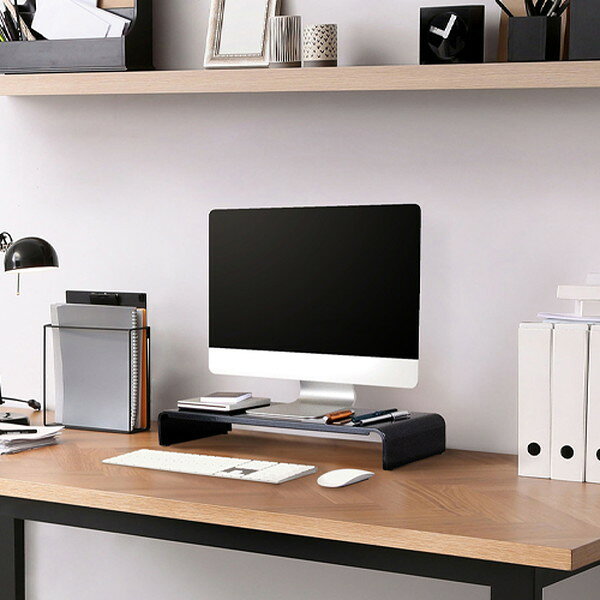 ESCO エスコ 540x220x 82mm モニタースタンド(ブラック) EA954HD-4(代引不可)【送...