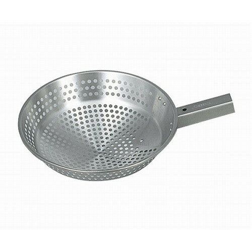 18-8 網ひしゃく(パンチング)抗菌 角柄用 25cm KEA25(代引不可)【送料無料】