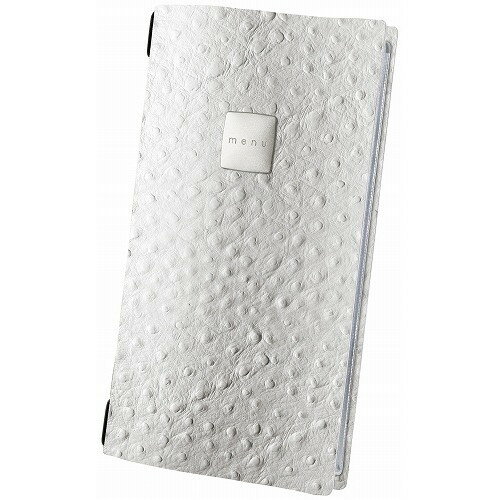 ファッション メニューブック FC4R6YS ホワイトオーストリッチ(4RE)(代引不可)【送料無料】