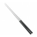 本焼ステンレス黒合板六角柄盛箸 135mm(代引不可)【送料無料】