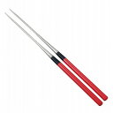 塗り柄盛箸 18cm 朱(代引不可)【送料無料】