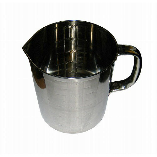 Measuring Cups - ミツワ 18-8 口付 計量水マス 5L(代引不可)【送料無料】