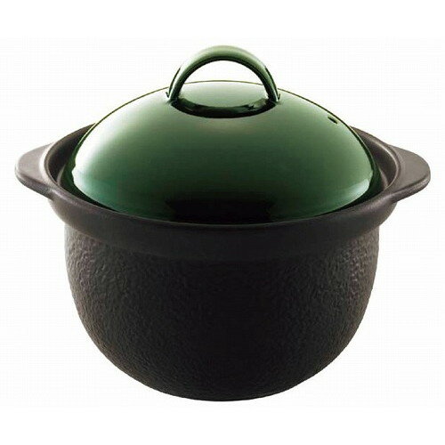 サーマテック 直火炊飯土鍋(3合炊・内蓋付)グリーン TDG02/310(代引不可)【送料無料】