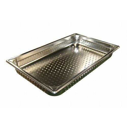 EBM 18-8 穴明ホテルパン補強重なり防止付 1/1 65mm 2002PF(代引不可)【送料無料】