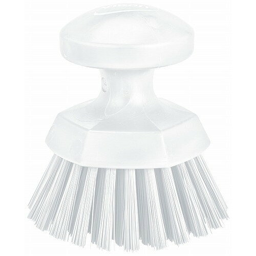 ヴァイカン ハンドブラシ丸 ハードタイプ 38855 ホワイト(代引不可)【送料無料】