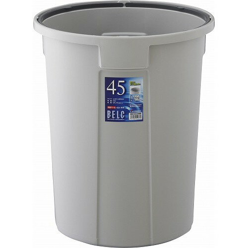 新ベルク 丸型ポリペール グレー 70N 本体 PP製(代引不可)【送料無料】