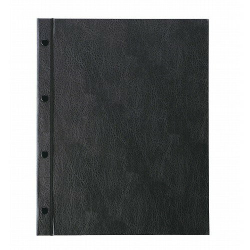 えいむ ホック式VPメニューブック HB-201 A4 ブラック(代引不可)【送料無料】