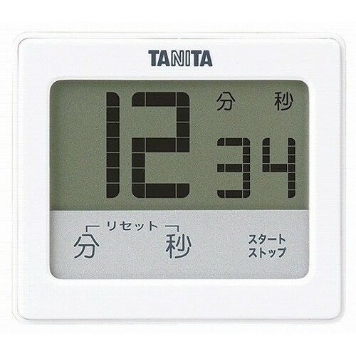 Scales - タニタ 防水タッチパネルタイマー TD-414 WH ホワイト(代引不可)【送料無料】
