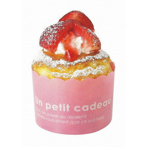 カラーマフィン(100枚入)ピンク CK41(�