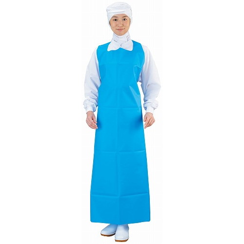 Gingham Aprons - レッジェーロン ウレタン打抜エプロン E-50 ブルー S(代引不可)【送料無料】