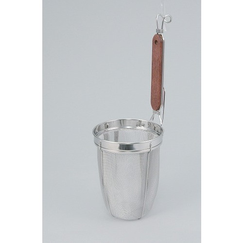 ピーコック 18-8 木柄ラーメン・パスタあげ 丸底(16メッシュ)(代引不可)【送料無料】