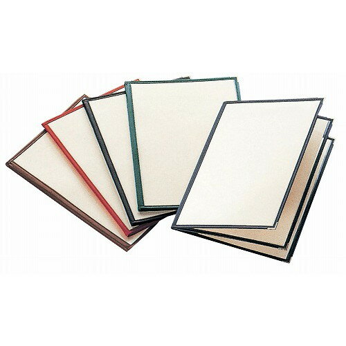 学习, 服务, 保险 - えいむ クリアテーピング メニューブック 合皮 LTA-46 緑(代引不可)【送料無料】