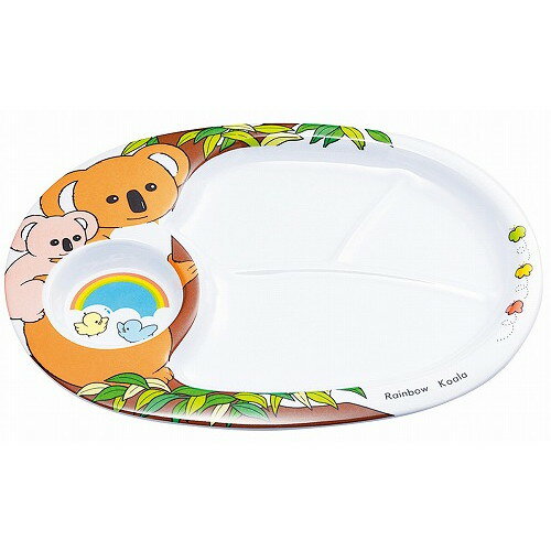 メラミン ランチ皿 コアラ L-6(代引不可)【送料無料】