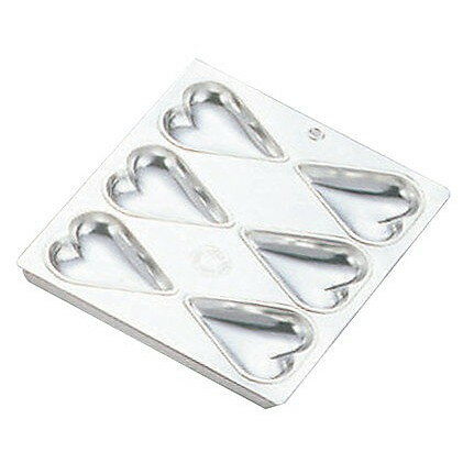 FK ブリキ マフィン型 ハート型 6ヶ付(代引不可)【送料無料】