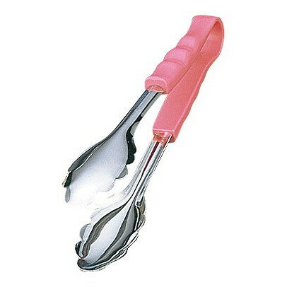 PP柄 万能トング ミニ ピンク 抗菌 18-8 220mm(代引不可)【送料無料】