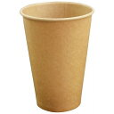 紙カップ 12oz 未晒無地(50個入り)(代引不可)【送料無料】
