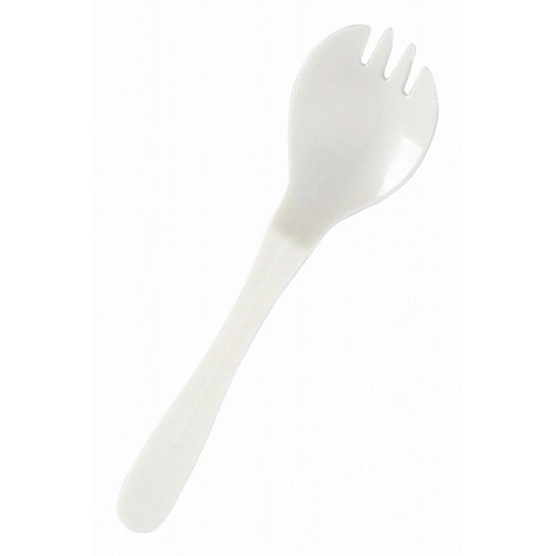 フォークスプーン(#160)アイボリー(100本入)(代引不可)【送料無料】