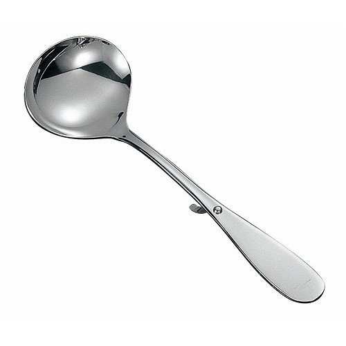 Soup Ladle （Holed） - 18-8 共柄 卓上お玉 穴無(フック付)(代引不可)