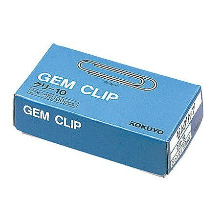 Gem Clip - コクヨ ゼムクリップ クリ-10 ジャンボ 約100本入(代引不可)