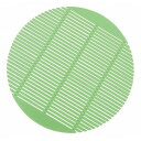 PP ざるそば スダレ 丸型 No.97G グリーン(代引不可)【送料無料】