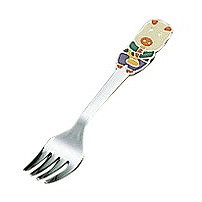 ステンレス お子様用カトラリー ぶたさん フォーク(代引不可)【送料無料】
