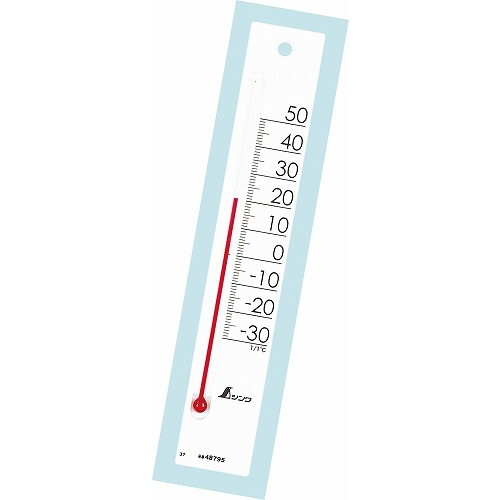 Thermometers - 温度計 プチサーモスクエア 200mm ホワイト 48795(代引不可)