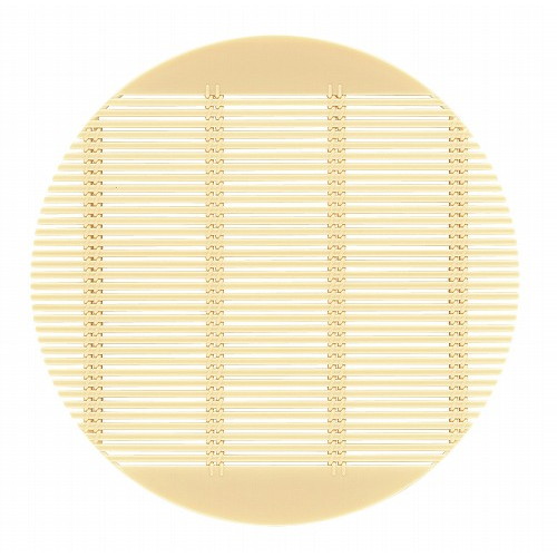 強化PP 丸型 竹ス φ196mm クリーム 6-758-4(代引不可)