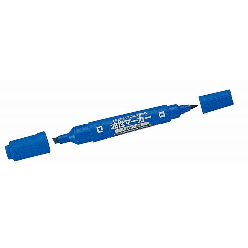 コクヨ 油性マーカー 太字ツイン PM-42NB 青(代引不可)