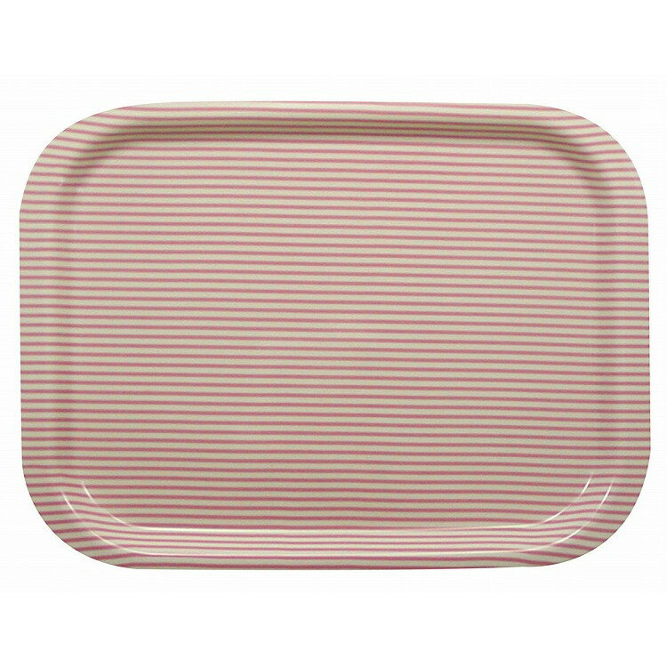 Rトレー S ストライプピンク カフェ・サービス用品・トレー トレイ(代引不可)【送料無料】