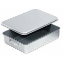 アルマイト 天ぷら入 B型(蓋付)252-FC 内面フッ素加工 515×315 運搬・ケータリング 天ぷら入(代引不可)【送料無料】