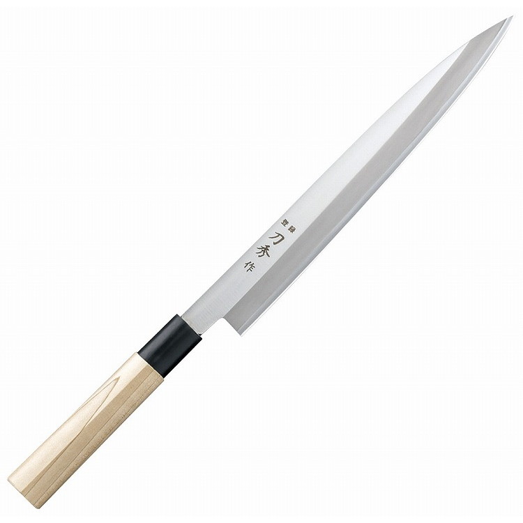 刀秀作 モリブデンバナジウム鋼 柳刃 FC-363 24cm 庖丁 庖丁(代引不可)【送料無料】