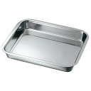 18-8 角バット フラットエッジタイプ 8枚取 ストックポット・保存容器 バット(代引不可)【送料無料】