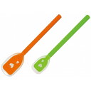 シリコン ソフトスプーン 小 オレンジ 福祉・養育用品 スプーン(代引不可)【送料無料】