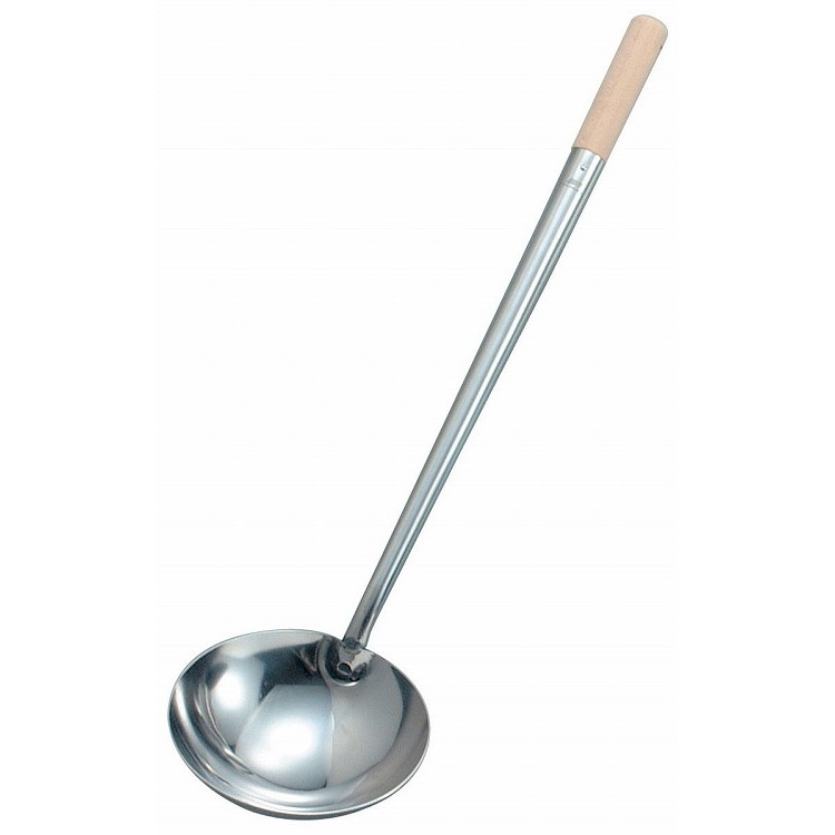 EBM 18-0 木柄 鋲なし 中華お玉 中 鍋全般 お玉(代引不可)【送料無料】