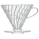 ハリオ V60透過ドリッパー クリア 03 VDR-03T カフェ・サービス用品 ドリッパー(代引不可)【送料無料】(3)