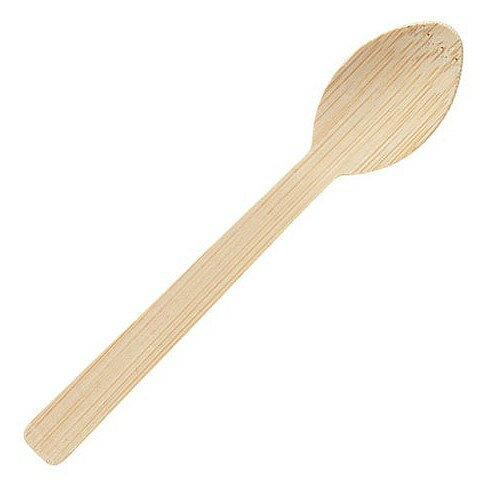 竹製ワンウェイスプーン 大(50本入)18321 厨房消耗品 竹製ワンウェイカトラリー(代引不可)【送料無料】