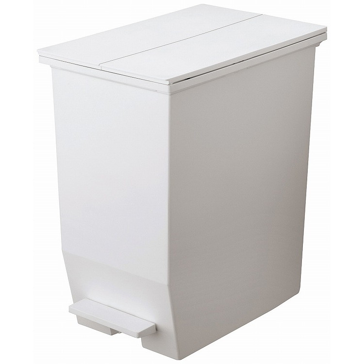 ホーム&ホーム 棚下で使えるペダルダストボックス 45L グレー 清掃・衛生用品ペール・ダストボックス・バケツ ペダルペール(代引不可)【送料無料】