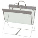 セルフワゴン レザー調 PVC×メッシュ R-358 グレー 店舗備品・インテリア 手荷物入れ(代引不可)【送料無料】