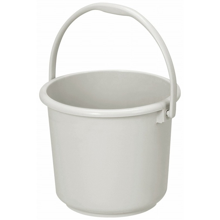 トンボ ニューセレクトバケツ B-5 本体 グレー 清掃・衛生用品ペール・ダストボックス・バケツ バケツ(..