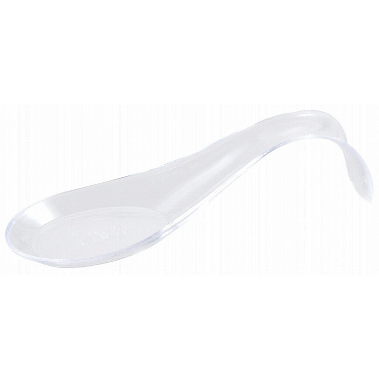 ソリア カーブハンドルスプーン(12入)クリア FF02003 ビュッフェ・宴会 スプーン(代引不可)