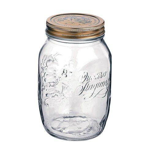 Bormioli Rocco(ボルミオリ・ロッコ) クアトロスタッジオーニジャー 1.0L 3.65160(00236) RBR7904(3.0)