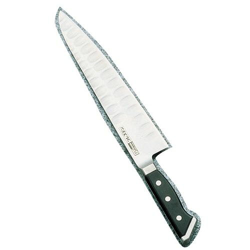 グレステン Tタイプ 牛刀 736TK 36cm AGL08736 JANコード 4562207324915●メーカー品番:736TK●サイズ(cm):36●全長(mm):503●重量(g):430●背厚(mm):2.5●材質：ブレード--グレステン鋼 ハンドル--積層強化木■GLESTAIN グレステン(←ロゴ) 440Aをベースとしたグレステン鋼には、サブゼロ処理 (超低温処理)をはじめ、さらに何段階にもわたる特殊熱 処理を行っています。■耐蝕性、耐磨耗性、耐熱・耐寒性、靭性(強度)、硬度の 安定性(HRC58~59度)、切れ味の持続性など、 品質を徹底追求して高度な機能を実現。■TKタイプの特徴 切断時に側面にかかる密着抵抗を最小にしてあります。■庖丁側面に密着しにくいので作業性が良く、切れ味が良く、 しかも刃研ぎの面積がせまいため、非常に研ぎ易い設計です。■※包丁の表示サイズは、すべて刃渡り寸法となっております。【送料について】北海道、沖縄、離島は送料を頂きます。
