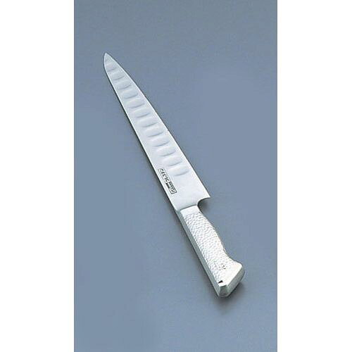 グレステン Mタイプ 筋引 730TSM 30cm AGL8303 JANコード 4562207325431●メーカー品番:730TSM●サイズ(cm):30●全長(mm):443●重量(g):280●背厚(mm):2.0●材質：ブレード--グレステン鋼 ハンドル--ステンレス■GLESTAIN グレステン(←ロゴ) 440Aをベースとしたグレステン鋼には、サブゼロ処理 (超低温処理)をはじめ、さらに何段階にもわたる特殊熱 処理を行っています。■耐蝕性、耐磨耗性、耐熱・耐寒性、靭性(強度)、硬度の 安定性(HRC58~59度)、切れ味の持続性など、 品質を徹底追求して高度な機能を実現。■グレステンTMタイプの特長■へこみの部分に空気が入ることにより、刃離れの良さと、軽い切れ味を実現しました。■18-8ステンレスを使用した衛生的で耐久性の高いステンレスハンドル。■手入れが簡単でサビない、臭いもつかないので衛生的です。■※包丁の表示サイズは、すべて刃渡り寸法となっております。【送料について】北海道、沖縄、離島は送料を頂きます。