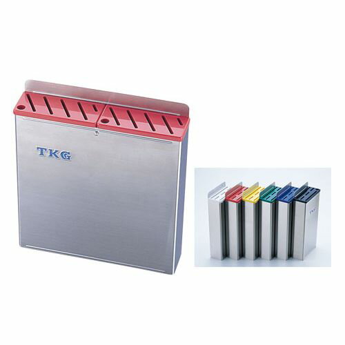 TKG 18-8プラ板付カラーナイフラック 大 Aタイプ 黄 AHU693【送料無料】