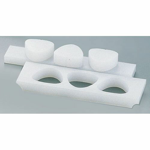 Silicone Containers - 山県 PE押し蓋付 おにぎり B型 5穴 大 BON133【送料無料】
